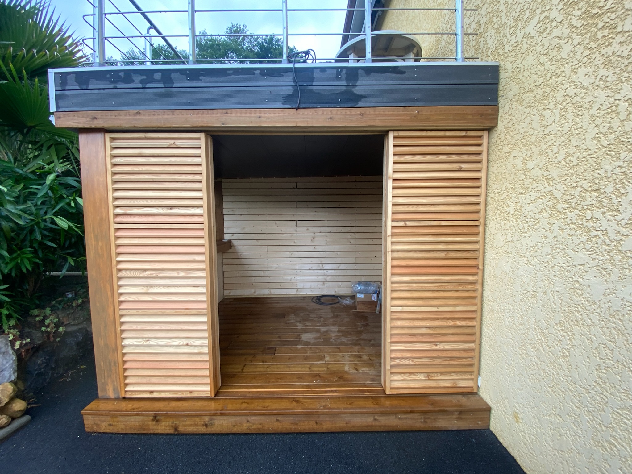 Pose d'abri et carport