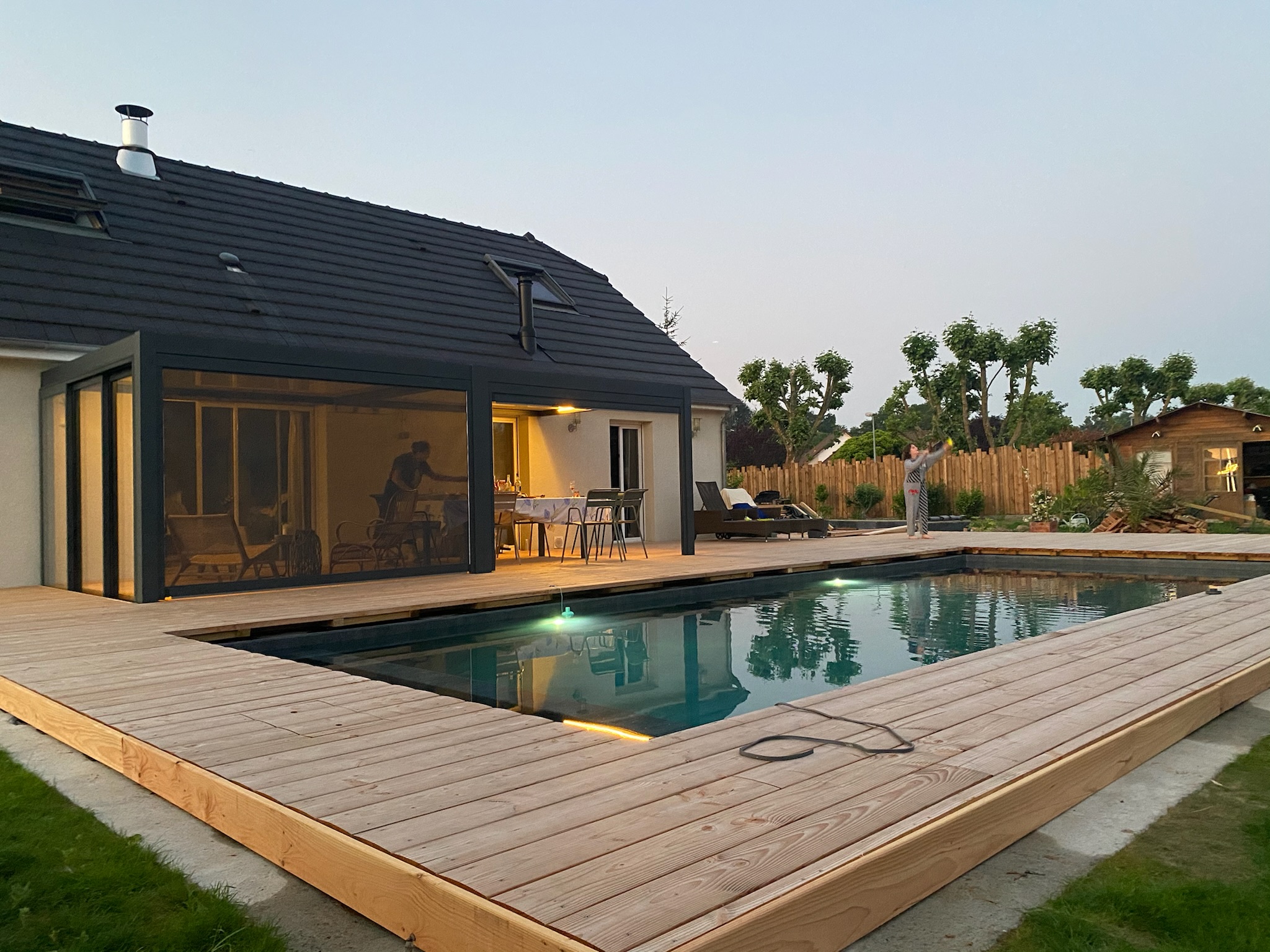 Terrasse en Douglas vue 4