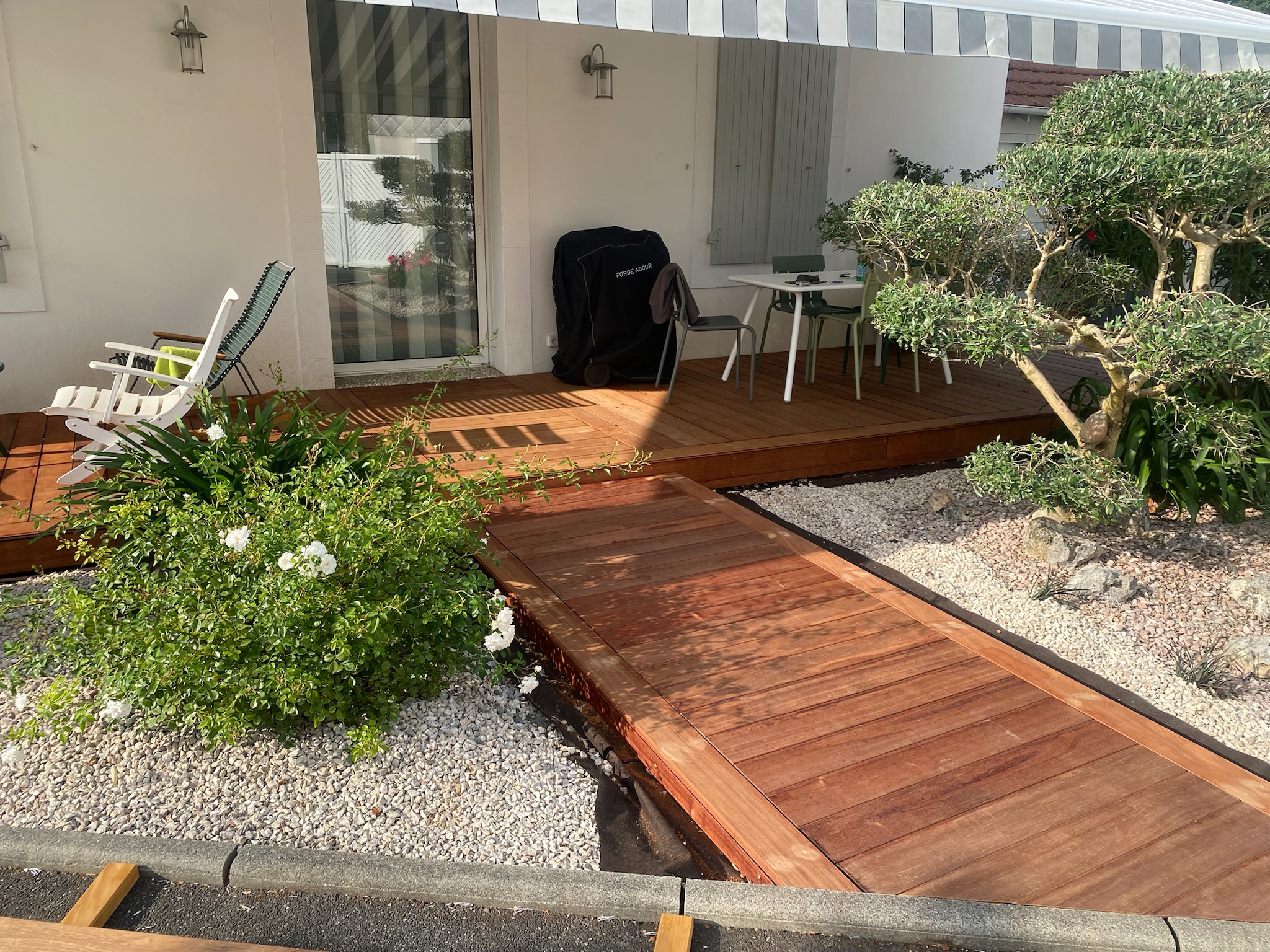 Terrasse en Merbau