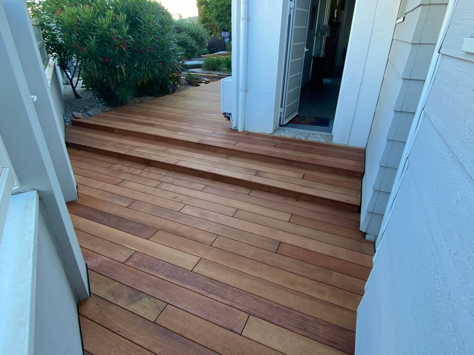 Terrasse en Merbau vue 3
