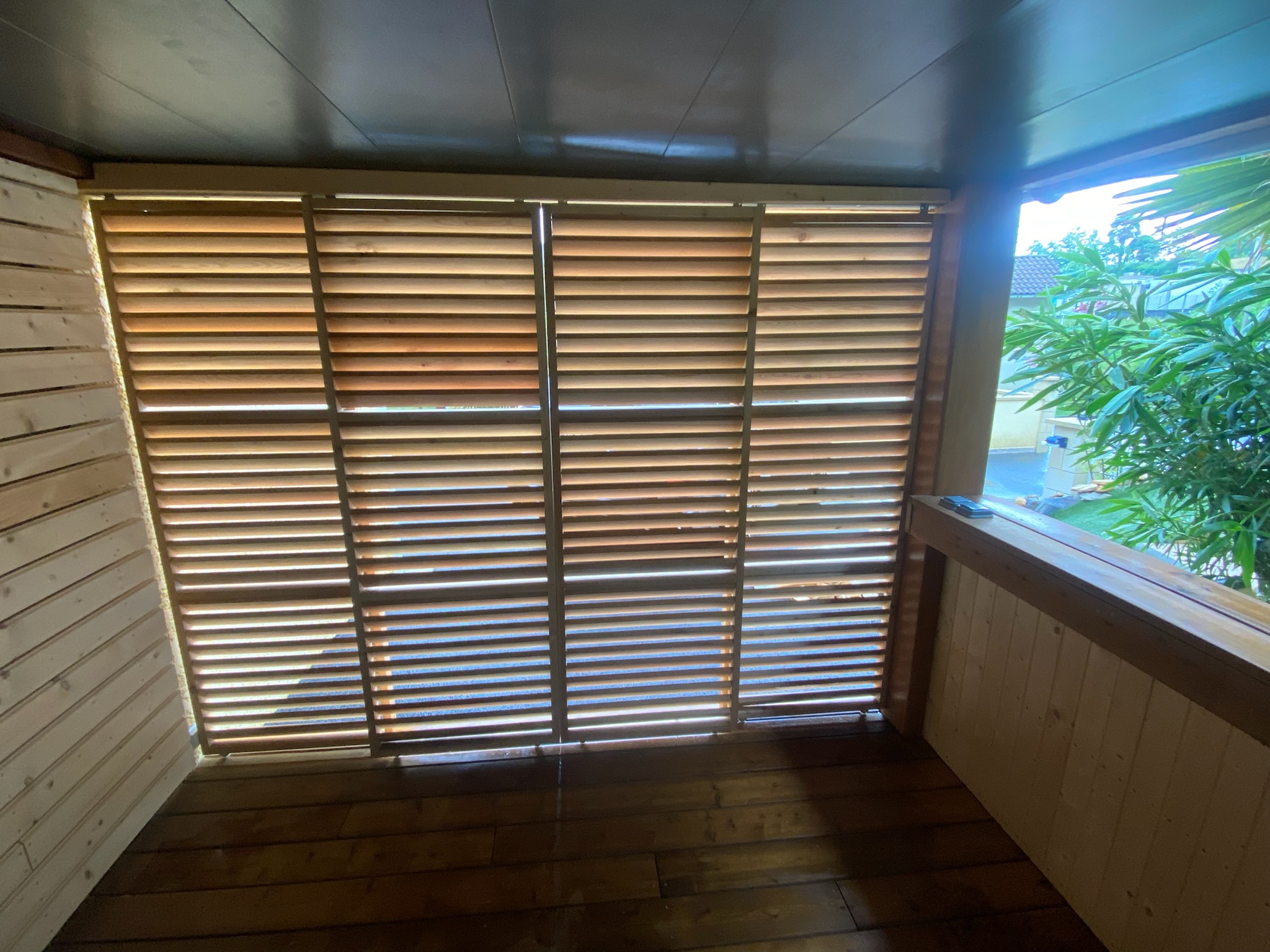 Terrasse en Pin US vue 5